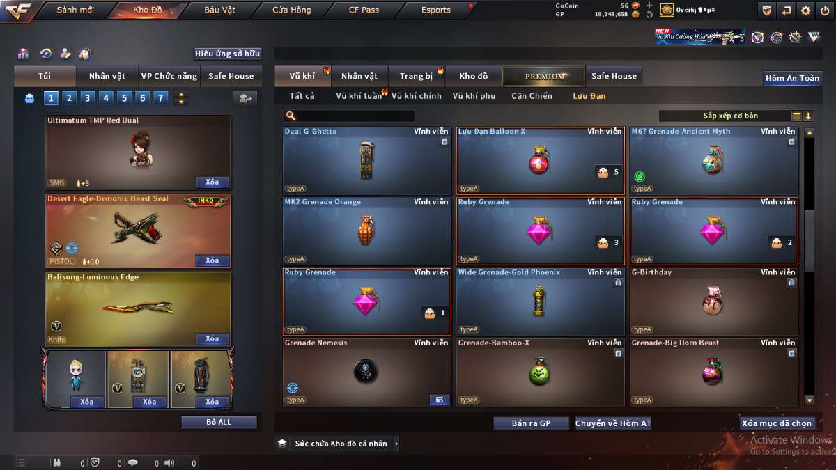 shop acc cf uy tin gia re